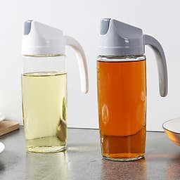 Bình Đựng Dầu Ăn, Nước Mắm, Xì Dầu Cao Cấp Tự Động Mở Nắp Khi Rót 600ml