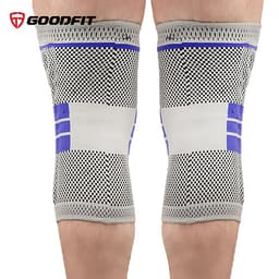 Băng bảo vệ đầu gối, bó gối thể thao silicon chống trượt GoodFit GF513K