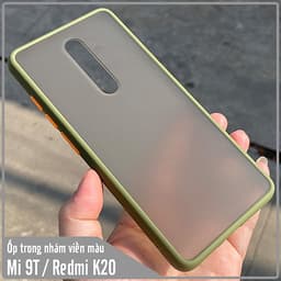 Ốp lưng cho Xiaomi Mi 9T / Redmi K20 trong nhám viền màu