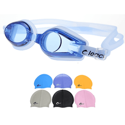 Kính bơi chống sương mờ, chống UV Cleacco, dây đeo được làm 100% silicone mềm mại, thoải mái, thiết kế không trơn trượt, độ co giãn và độ bền thách thức thời gian, dành cho vận động viên chuyên nghiệp hoặc người thích người đi bơi hằng ngày. Tặng nón bơi Silicon Cleacco cao cấp ( Giao màu ngẫu nhiên)