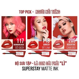 Son Kem Lì 16h Lâu Trôi Maybelline New York Super Stay Matte Ink 5ml