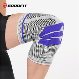 Băng bảo vệ đầu gối, bó gối thể thao silicon chống trượt GoodFit GF513K