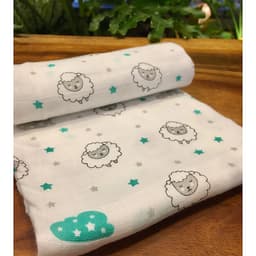 Hộp 6 khăn sữa sợi tre cho bé - siêu thấm hút, mềm mịn, an toàn cho da bé - kích thước 30x30cm