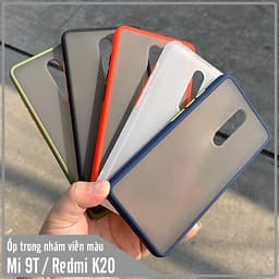 Ốp lưng cho Xiaomi Mi 9T / Redmi K20 trong nhám viền màu