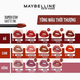Son Kem Lì 16h Lâu Trôi Maybelline New York Super Stay Matte Ink 5ml