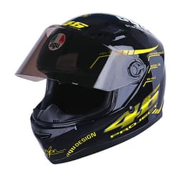 Mũ bảo hiểm Đẹp Moto Fullface Tem 14 Bóng _ Mũ Bảo Hiểm Phượt Fullface AGU có kính chắn gió, chống nắng, chông chói_ Nhiều màu