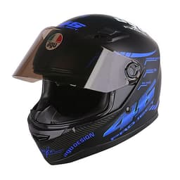 Mũ bảo hiểm Đẹp Moto Fullface Tem 14 Bóng _ Mũ Bảo Hiểm Phượt Fullface AGU có kính chắn gió, chống nắng, chông chói_ Nhiều màu