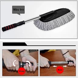 Chổi Đa Năng Lau Bụi, Kiêm Rửa Xe Ô Tô Cao Cấp