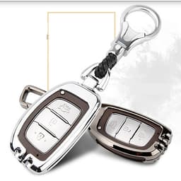 Ốp chìa khóa hyundai , bảo vệ chìa khóa hyundai i10 , elantra , tucson , accent , santafe, kona , chất liệu metal cao cấp bảo vệ smartkey tuyệt đối