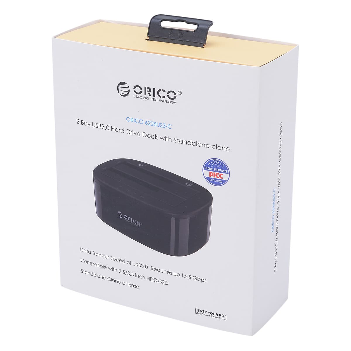 HDD Box ORICO USB3.0/3.5/2.5 - 6228US3-C - Hàng Chính Hãng