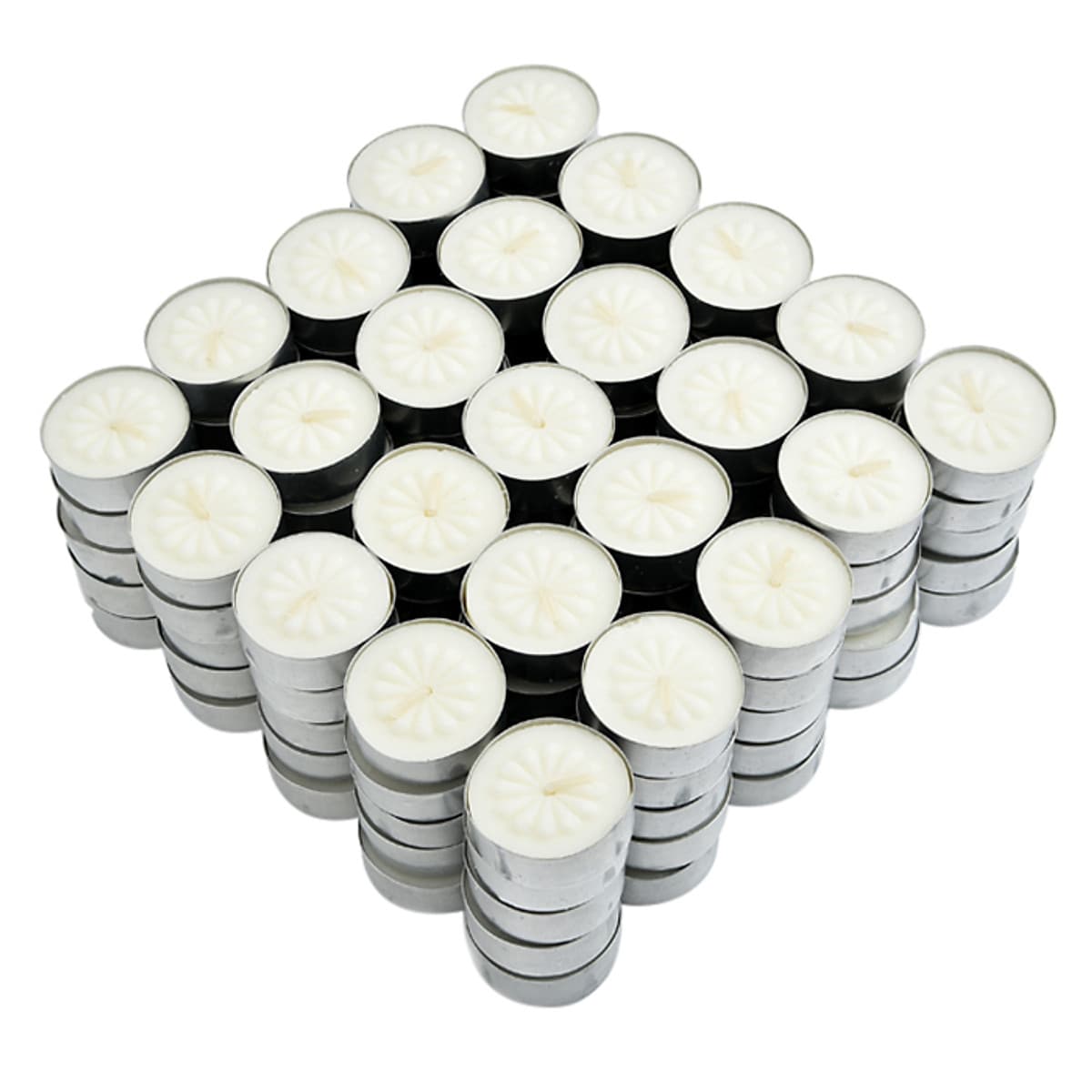 Nến Tealight Milaganics 125 Viên - Trắng