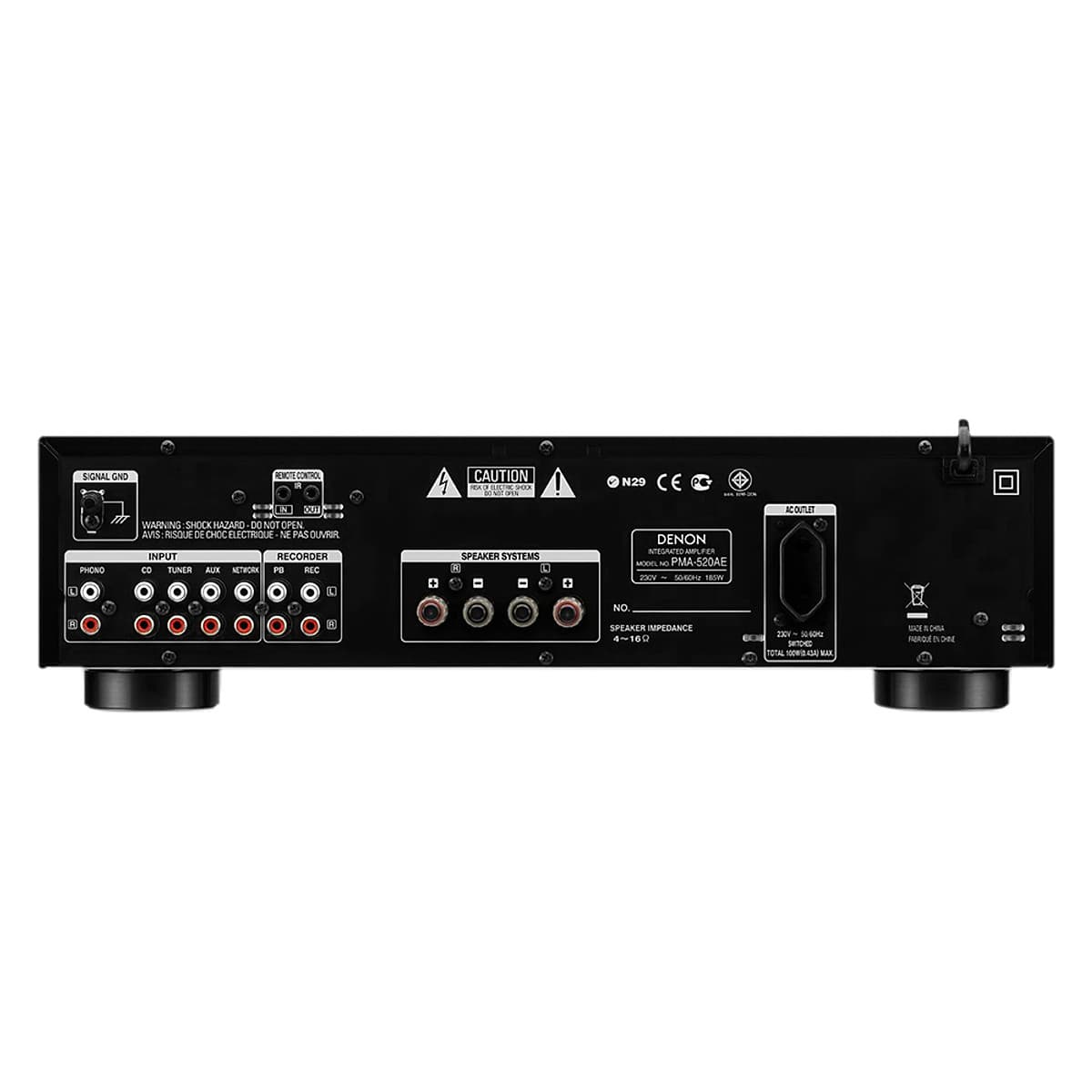 Amply Denon PMA520AEBKE2-Hàng chính hãng