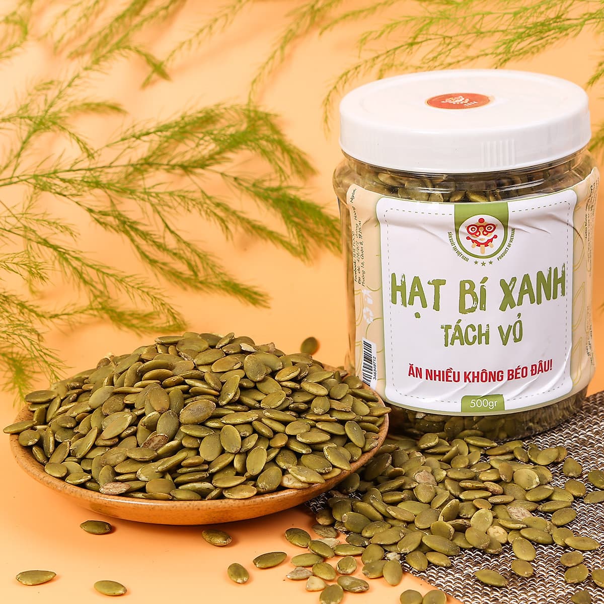 Hạt Bí Xanh Đã Tách Võ TETE 500 gram