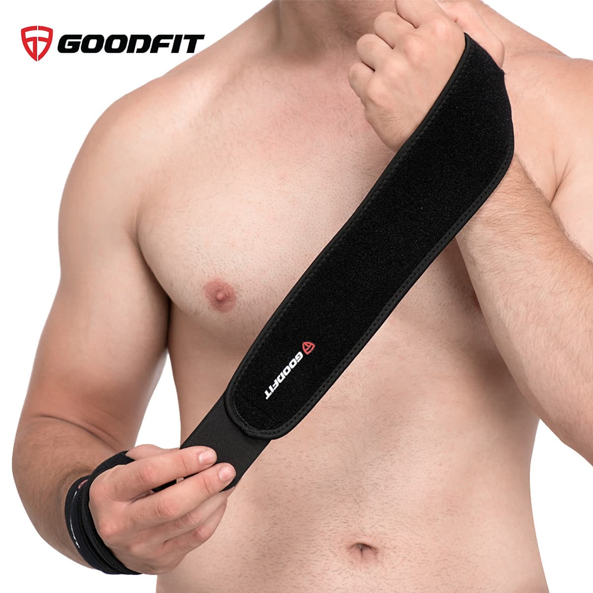 Băng quấn cổ tay xỏ ngón hỗ trợ tập gym, băng cổ tay chơi thể thao GoodFit GF302W