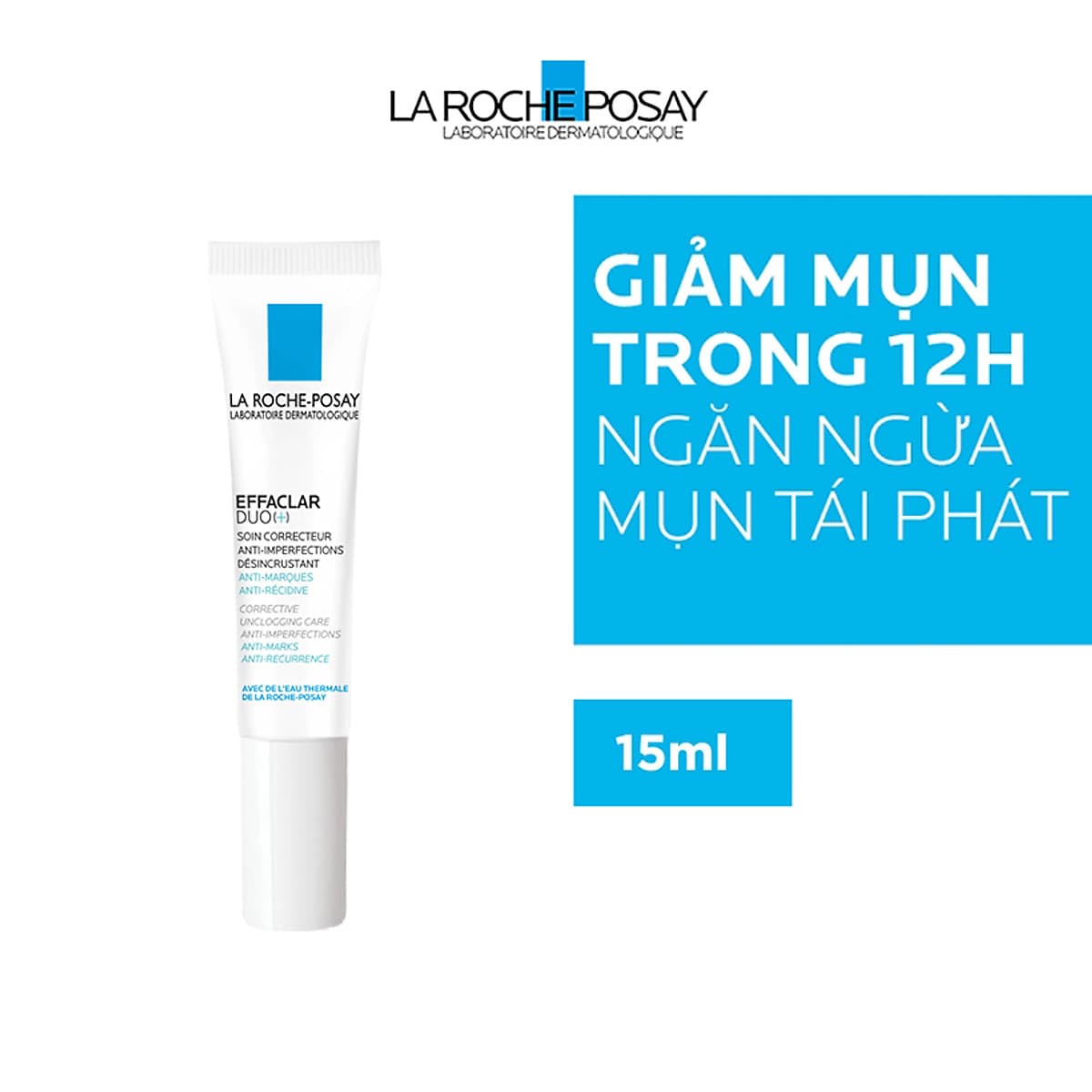 Bộ Gel rửa mặt và tắm giúp làm sạch bã nhờn,giảm mụn & thâm sẹo La Roche-Posay Effaclar Micro-Peeling Purifying Gel