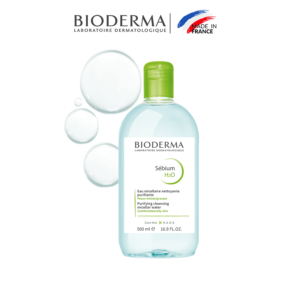 Dung Dịch Làm Sạch Và Tẩy Trang Công Nghệ Micella Bioderma Sebium H2O - 500ml