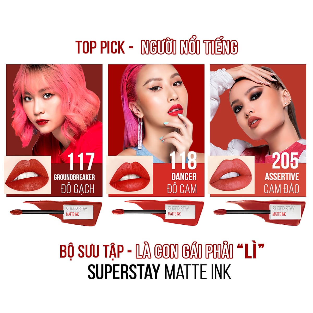 Son Kem Lì 16h Lâu Trôi Maybelline New York Super Stay Matte Ink 5ml