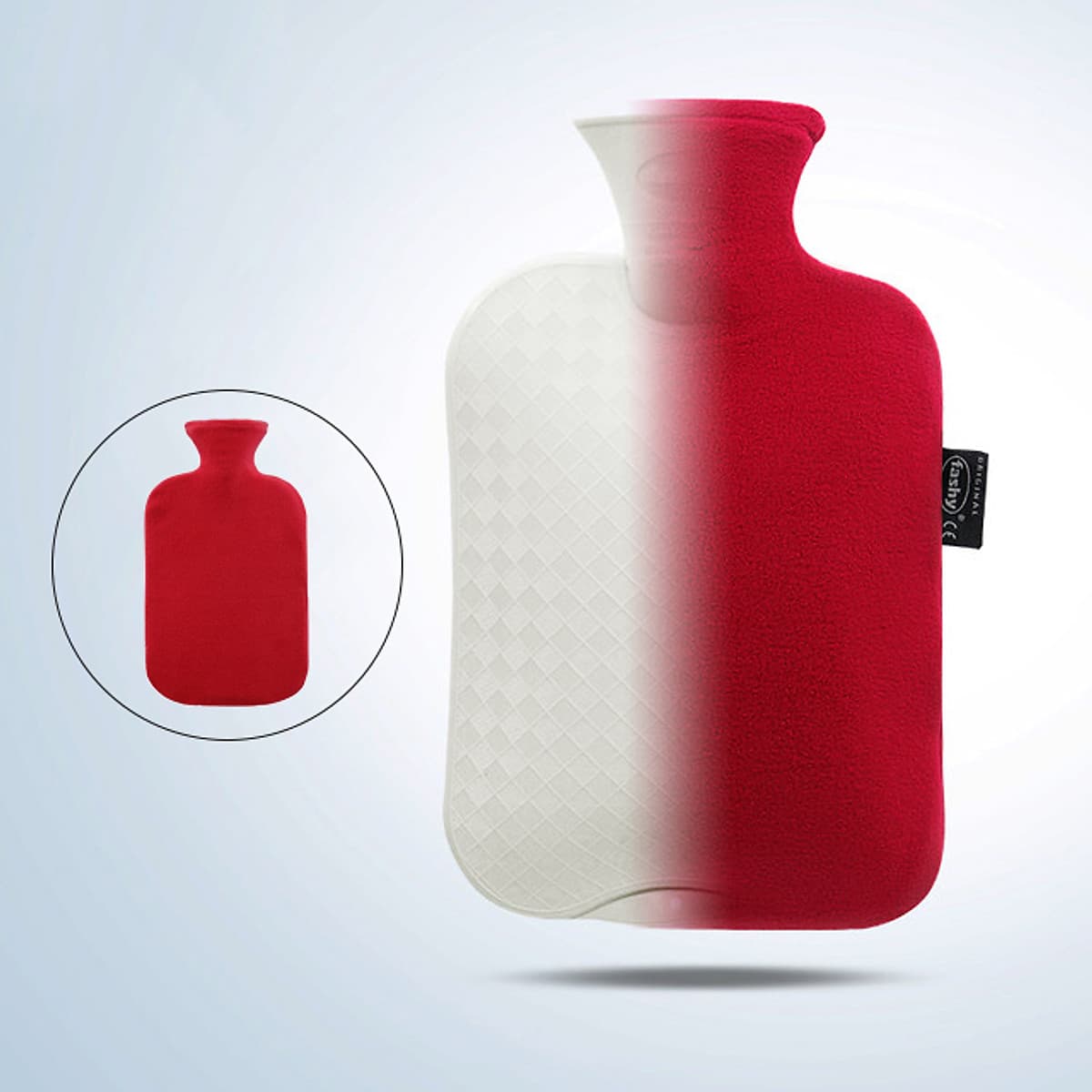 Túi chườm nóng lạnh Fashy Đức dòng bọc lông cừu phù hợp cho người lớn