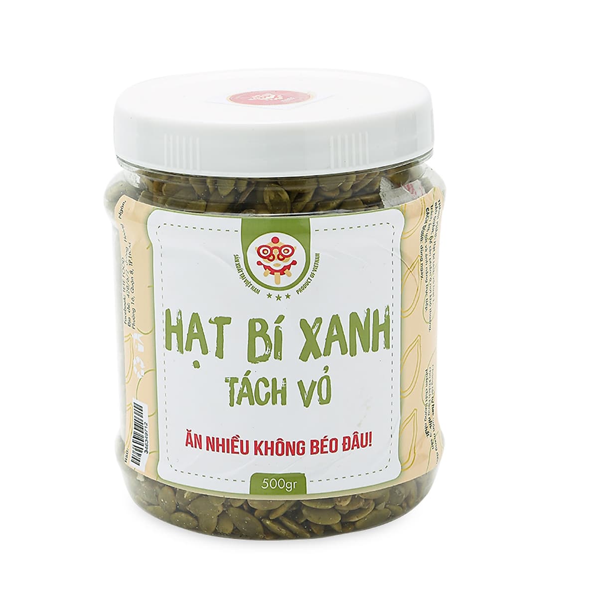 Hạt Bí Xanh Đã Tách Võ TETE 500 gram