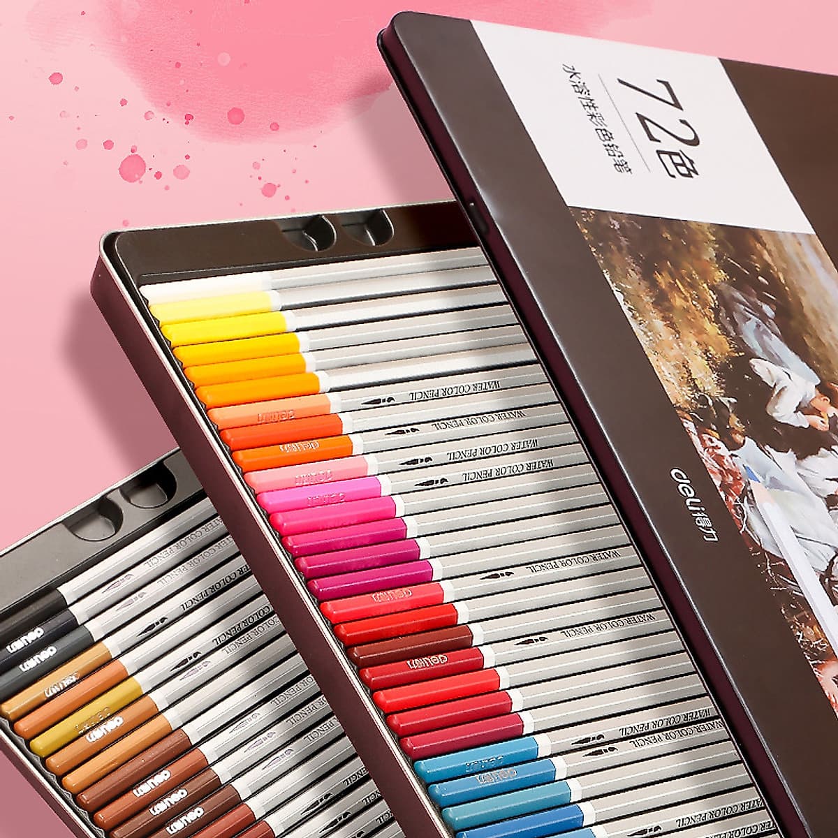 Hộp Bút Chì Màu Nước Cao Cấp Deli