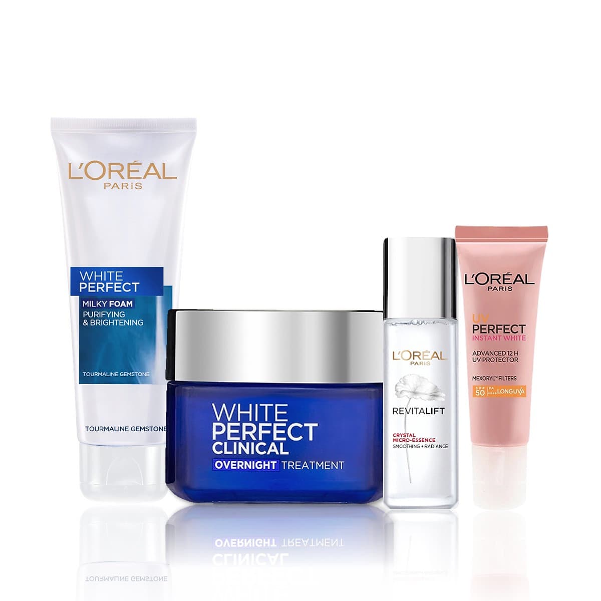 Bộ kem dưỡng trắng da giảm thâm nám cơ bản L'Oreal Paris White Perfect