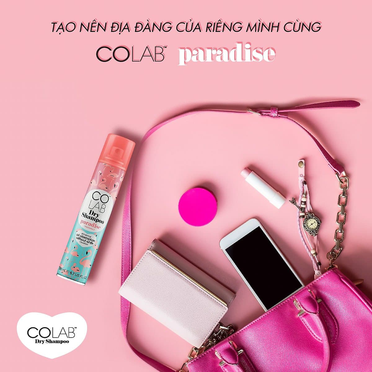 Dầu gội khô Colab Dry Shampoo 200ml