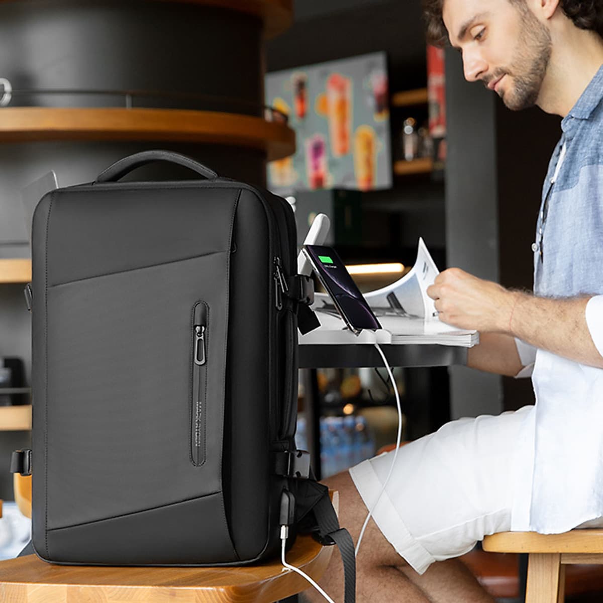 Ba Lô Chống Trộm Chống Nước Đa Chức Năng Công Tác Du Lịch Dung Lượng Lớn MARK RYDEN MR9299_YY00 36 - 55L