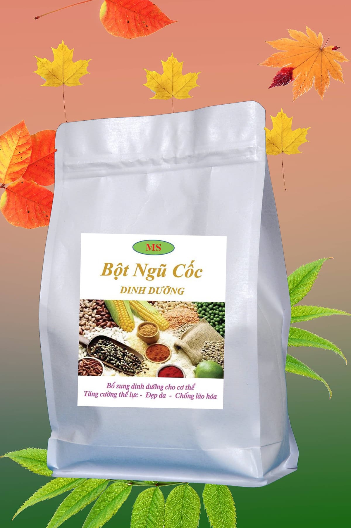 Bột Ngũ Cốc Dinh Dưỡng từ 18 loại Đậu - Hạt Cao Cấp - MS ( 500gr)