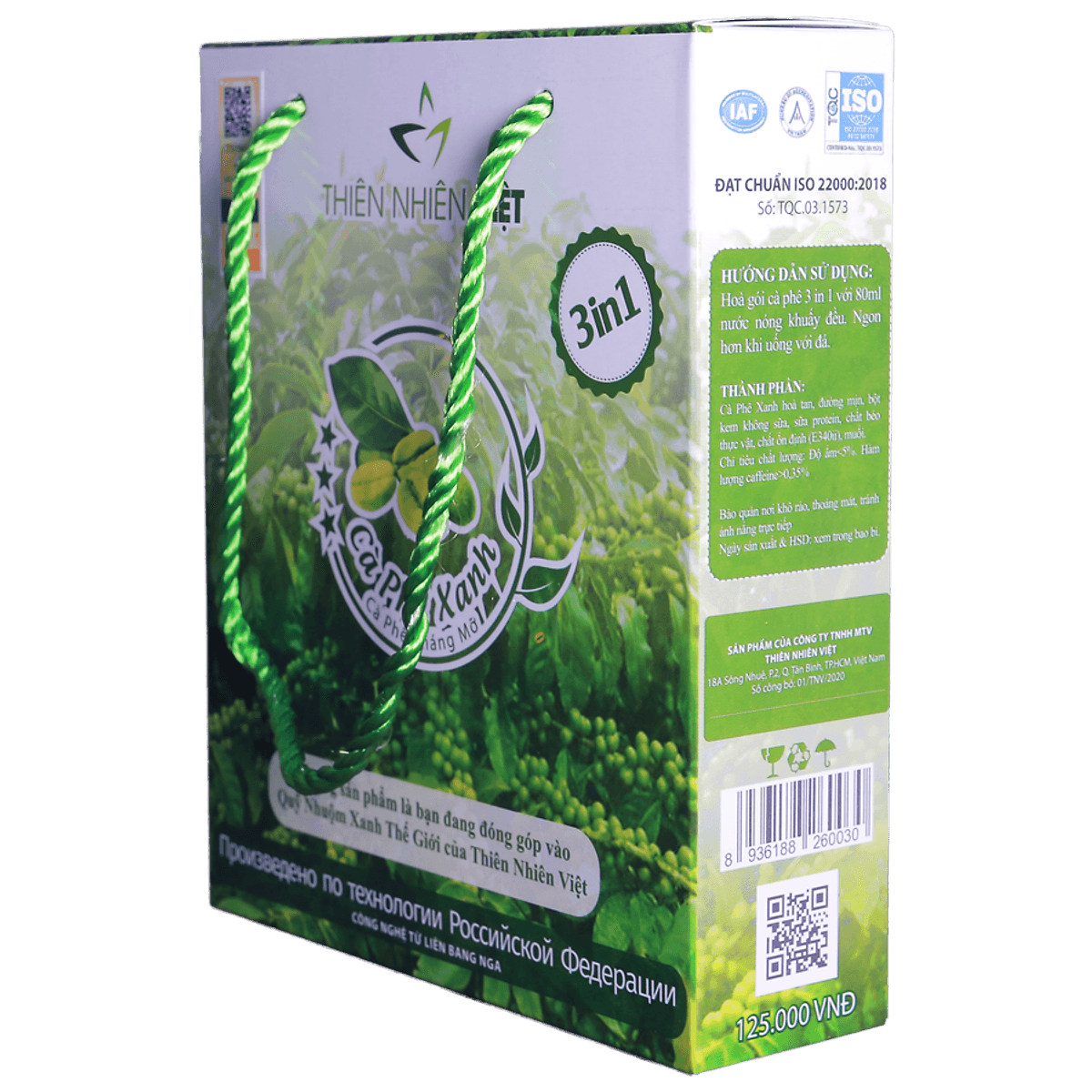 Cà Phê Xanh Hỗ Trợ Giảm Cân Thiên Nhiên Việt