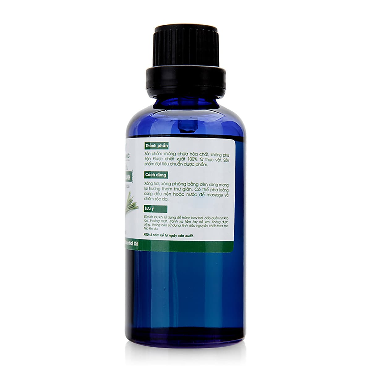 Combo tinh dầu sả chanh Lorganic (50ml) +tinh dầu sả chanh Lorganic treo xe hơi, tủ áo (10ml) LGN0082/ Tinh dầu thiên nhiên nguyên chất/ Hương thơm thiền tịnh/ Thích hợp dùng với đèn xông và máy khuếch tán.