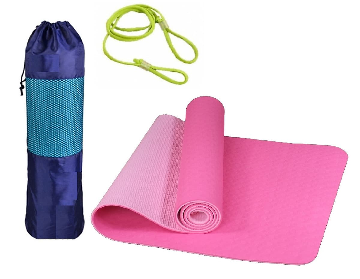 Thảm Tập Yoga, Gym miDoctor + Bao Thảm Yoga (Giao Màu Ngẫu Nhiên)