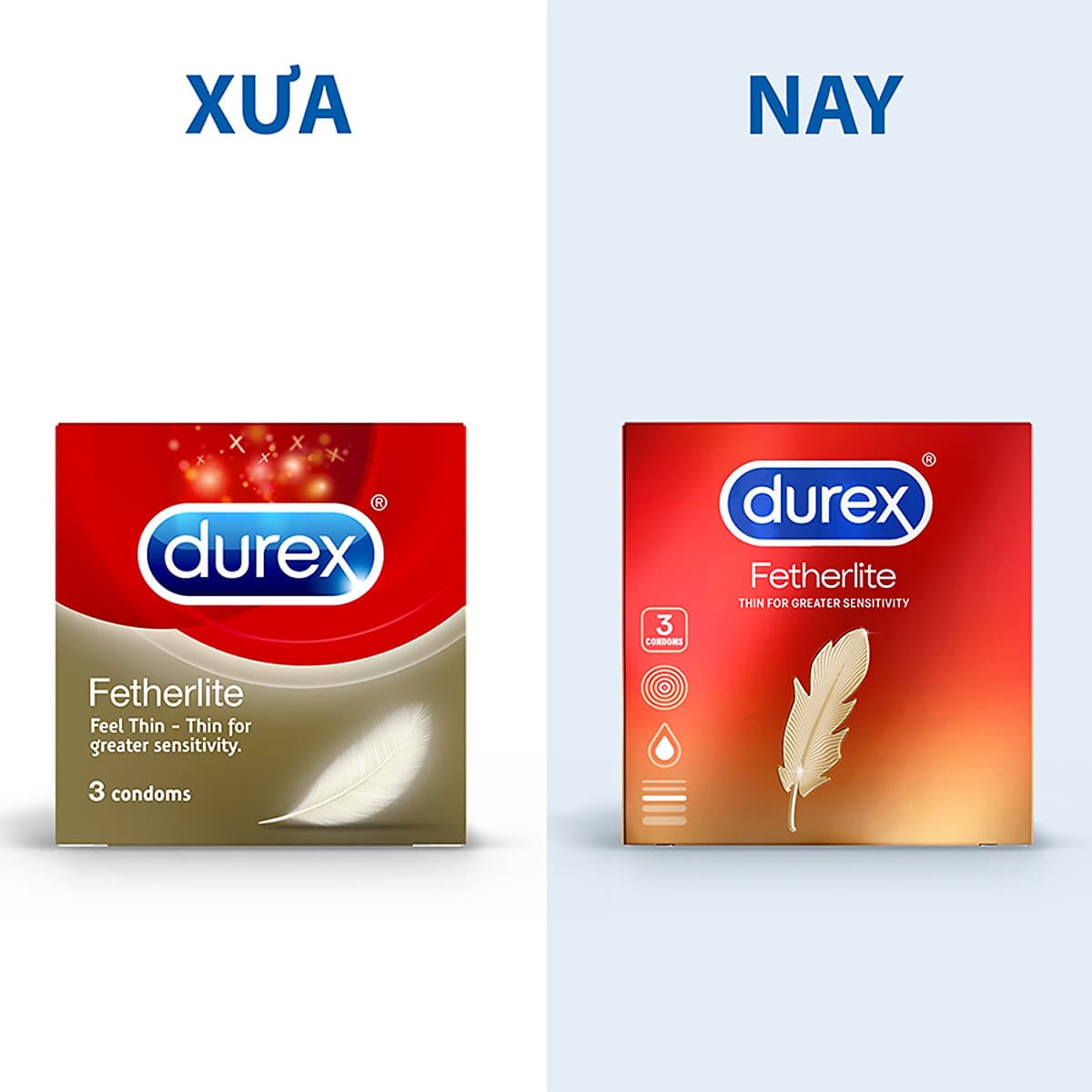 Bao Cao Su Durex Fetherlite 3S – 39182 - Hộp 3 Gói - 100584268