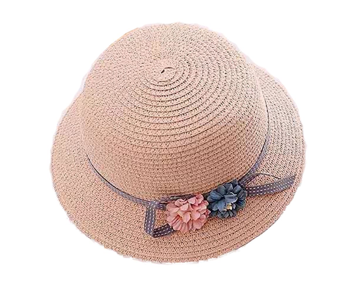 Nón vá túi đeo chéo cho bé gái cùng kiểu: hồng nhạt và đính hoa. Quà tặng đáng yêu cho bé.