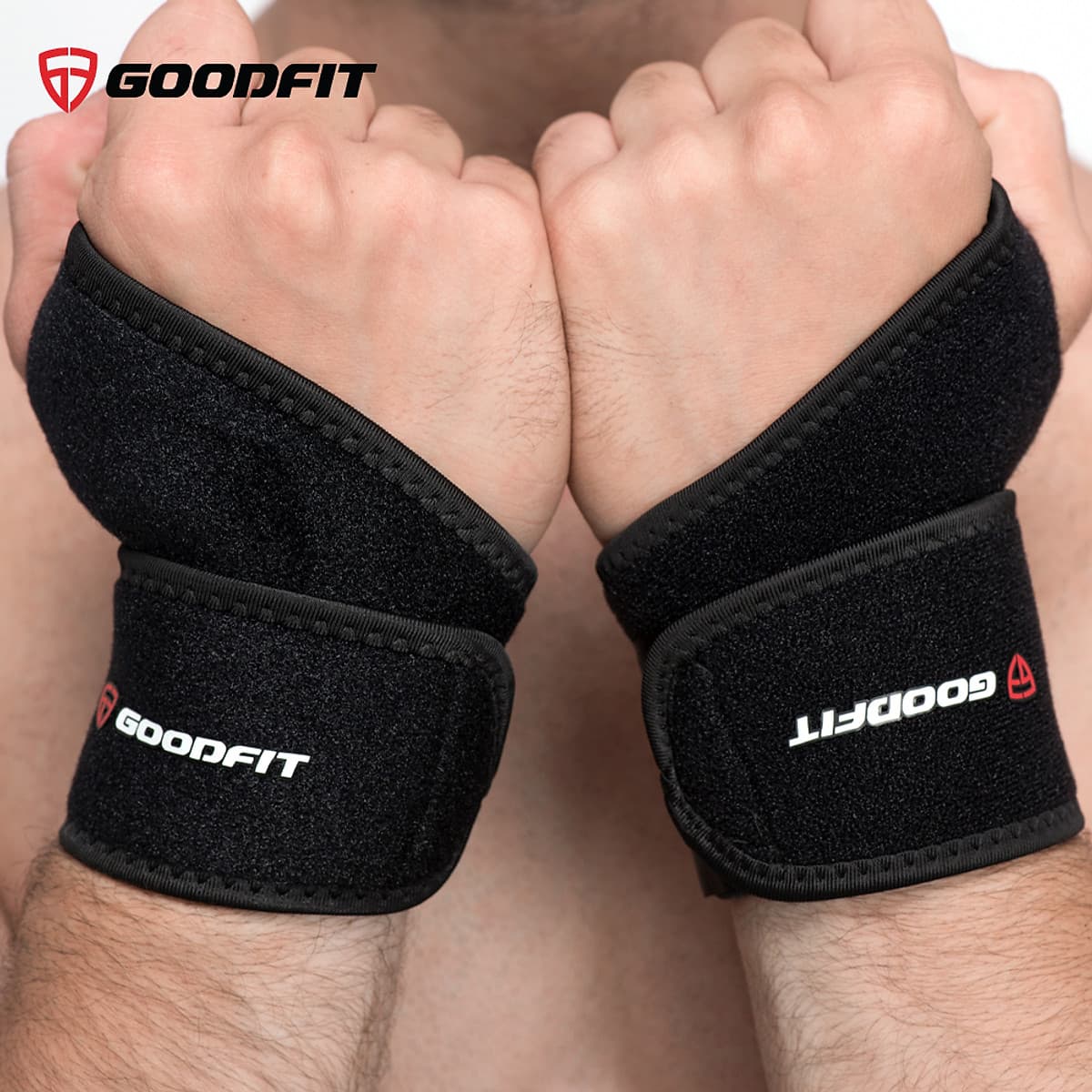 Băng quấn cổ tay xỏ ngón hỗ trợ tập gym, băng cổ tay chơi thể thao GoodFit GF302W