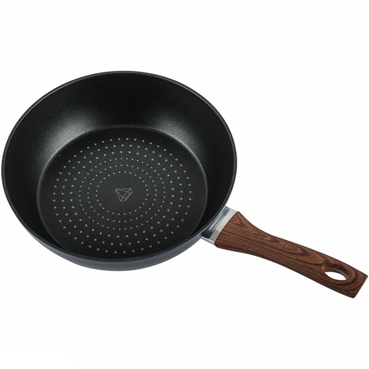 Chảo Sâu Lòng Đáy Từ 5 Lớp Chống Dính Vung Kính Siêu Bền Nagakawa NAG2653 (26cm) - Dùng Trên Mọi Loại Bếp - Hàng Chính Hãng