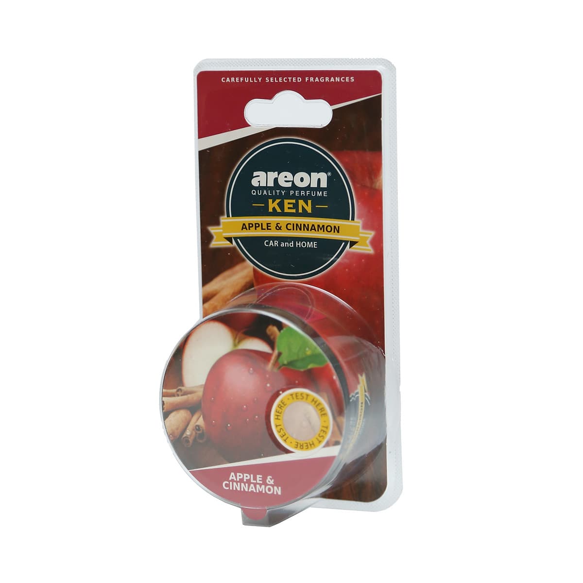 Sáp thơm Areon hương Táo & Quế – Thanh mát, Dịu nhẹ - Bậc thầy Say xe - Areon Ken Apple & Cinnamon (Dịu nhẹ)