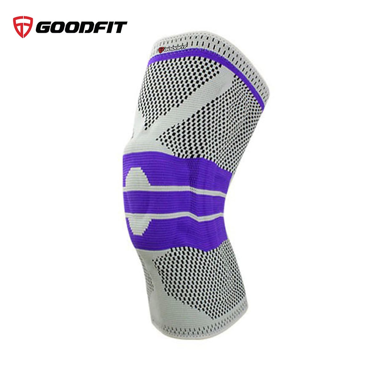 Băng bảo vệ đầu gối, bó gối thể thao silicon chống trượt GoodFit GF513K