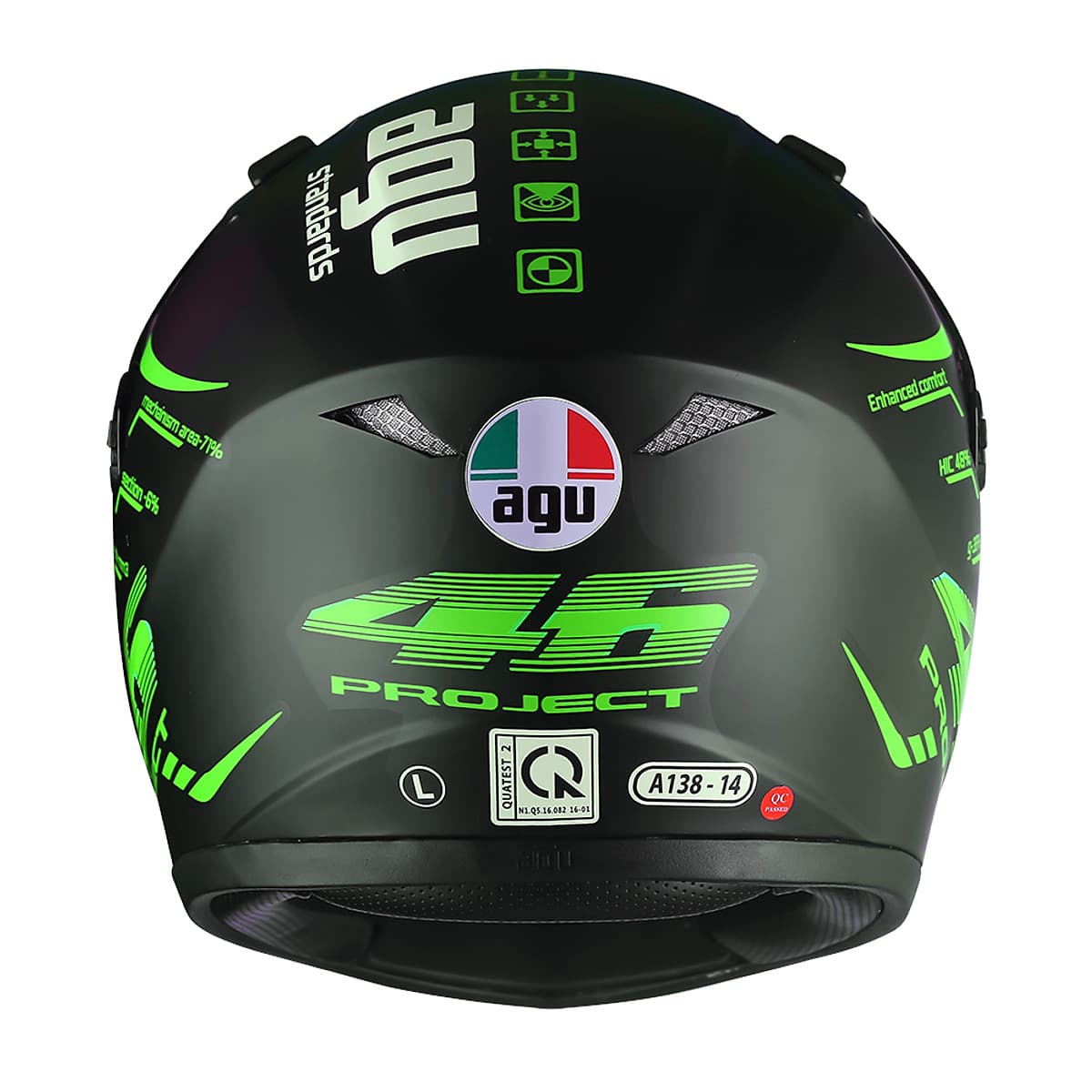 Mũ bảo hiểm Đẹp Moto Fullface Tem 14 Bóng _ Mũ Bảo Hiểm Phượt Fullface AGU có kính chắn gió, chống nắng, chông chói_ Nhiều màu