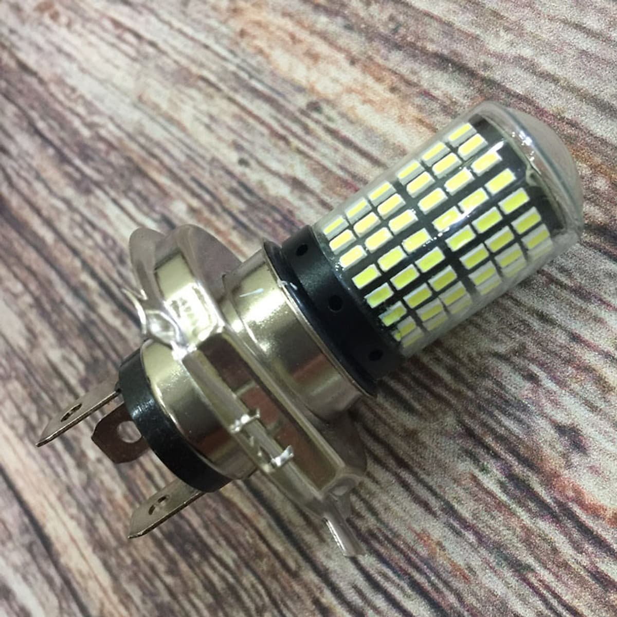 ĐÈN LED 144 TIM SIÊU SÁNG - ĐÈN PHA chân H4 H6 cho xe máy