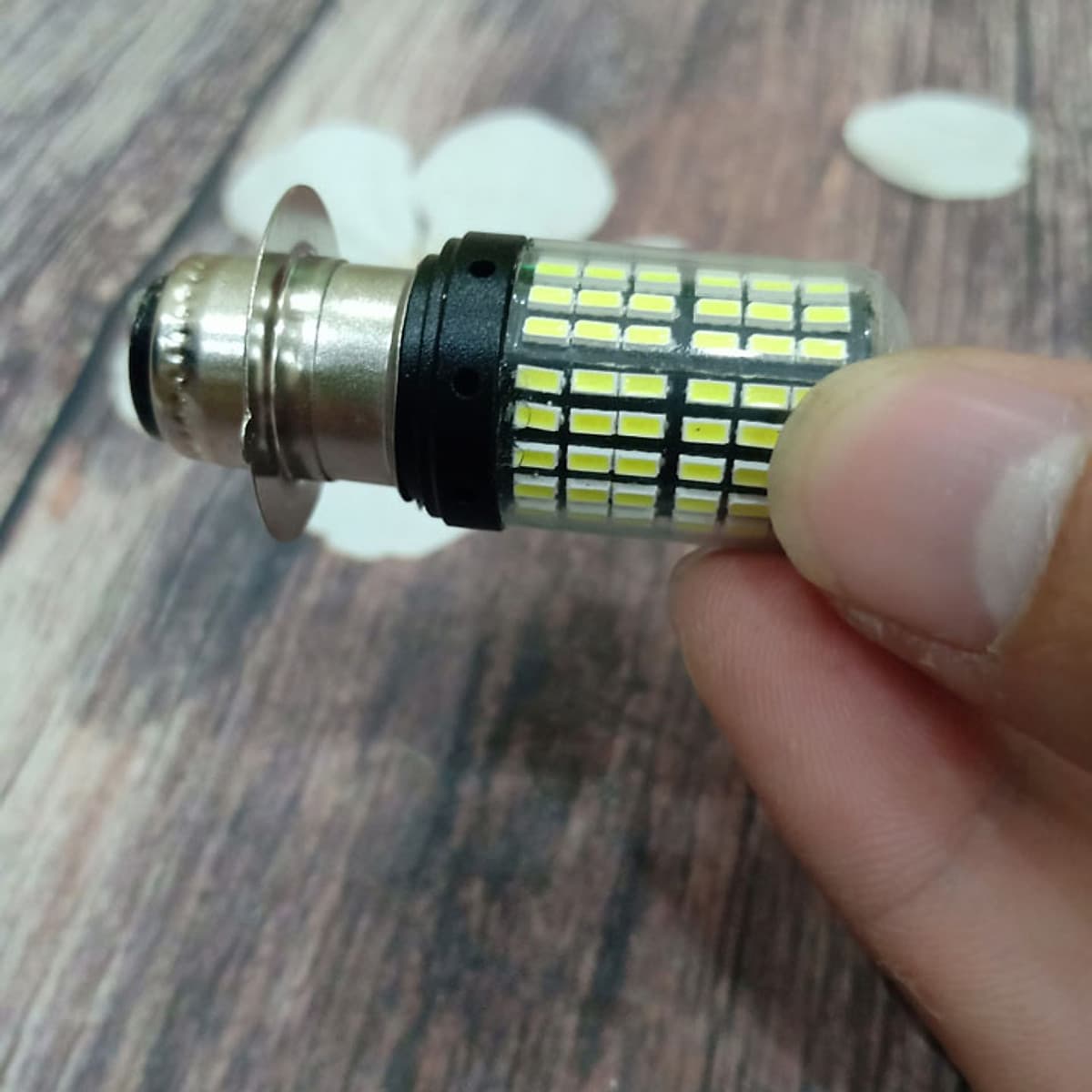 ĐÈN LED 144 TIM SIÊU SÁNG - ĐÈN PHA chân H4 H6 cho xe máy