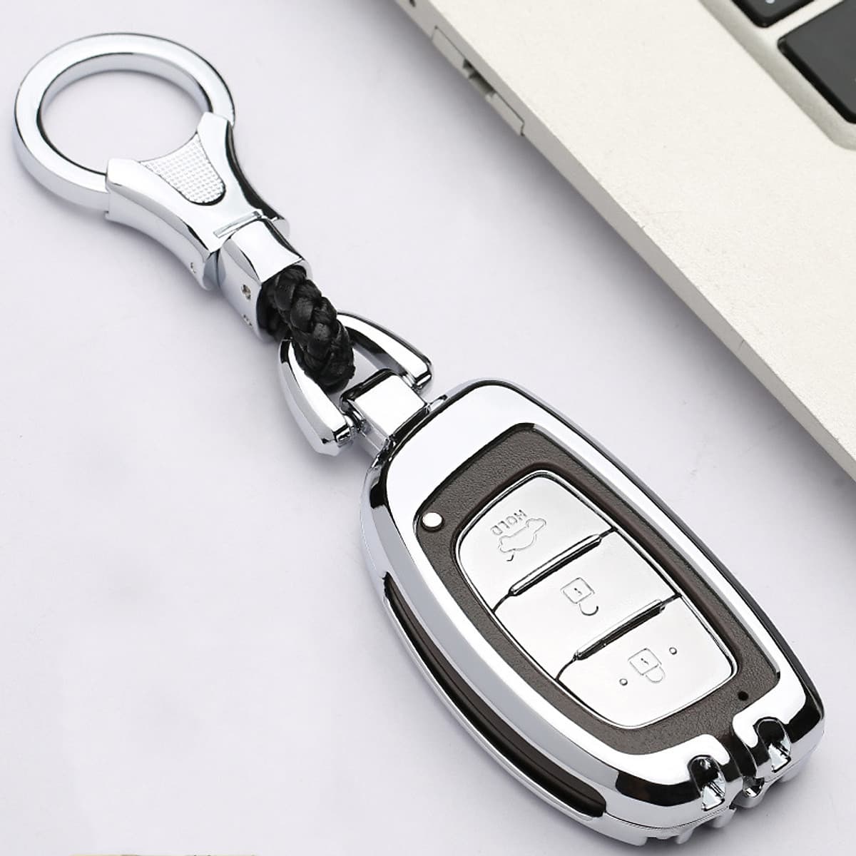 Ốp chìa khóa hyundai , bảo vệ chìa khóa hyundai i10 , elantra , tucson , accent , santafe, kona , chất liệu metal cao cấp bảo vệ smartkey tuyệt đối