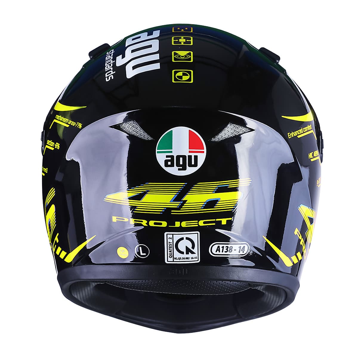 Mũ bảo hiểm Đẹp Moto Fullface Tem 14 Bóng _ Mũ Bảo Hiểm Phượt Fullface AGU có kính chắn gió, chống nắng, chông chói_ Nhiều màu