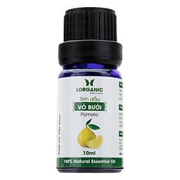 Combo 3 Tinh Dầu Lorganic: Tinh Dầu Sả Chanh (10ml) + Tinh Dầu Bưởi (10ml) + Tinh Dầu Bạc Hà Nguyên Chất (10ml)
