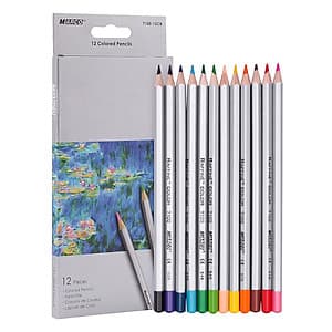 Bộ Chì Tô 12 Màu Khô Cao Cấp RAFFINE 7100-12CB (Hộp Giấy)