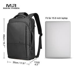 Ba Lô Túi Đeo Chống Trộm Chống Nước 2 Trong 1 Mark Ryden 20 - 35L MR9533_00 - Đen