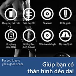 Máy chạy bộ cơ đa năng BG mẫu mới Treadmill SH306 5 in 1 thích hợp cho mọi lứa tuổi luyện tập (hàng nhập khẩu)