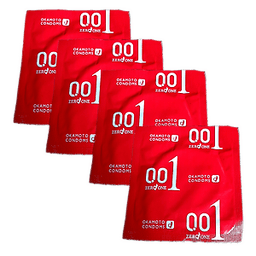 Bao cao su Okamoto 0.01 Hydro Polyurethane (PU). Bao cao su Nhật Bản siêu mỏng chỉ 0.01mm bằng 1/6 độ dày sợi tóc, cho cảm nhận truyền nhiệt nhanh (Hộp 4 Cái)