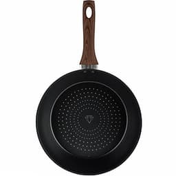 Chảo Sâu Lòng Đáy Từ 5 Lớp Chống Dính Vung Kính Siêu Bền Nagakawa NAG2653 (26cm) - Dùng Trên Mọi Loại Bếp - Hàng Chính Hãng