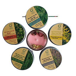 Nến thơm tinh dầu sả Lee's Home/ Lemongrass oil Candle