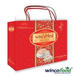 Yến Sào cao cấp win'snest Tổ Yến Chưng Sẵn Bổ Sung Canxi 20% (6 Lọ/Hộp) thích hợp cho người lớn bổ sung canxi và khoáng chất ngừa loãng xương, chống lão hóa.
